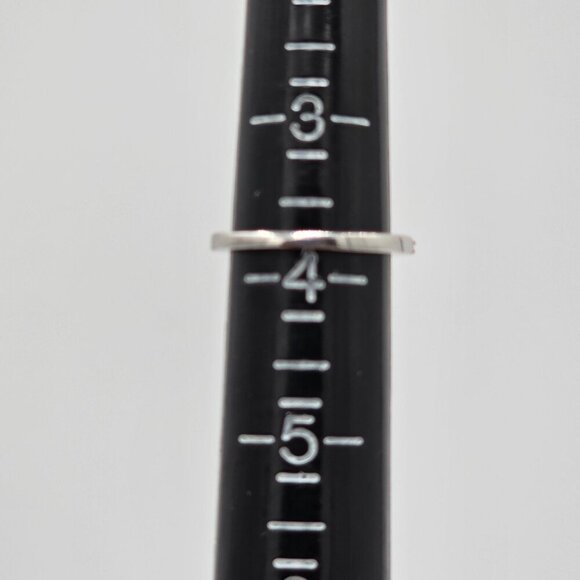 Sterling Silver 925 Halo Engagement Ring Size 3.75 Cushion Cut Cubic Zirconia - Picture 8 of 8